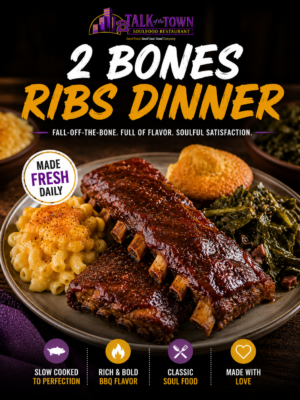 2 Bones Ribs Dinner