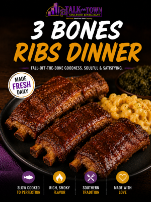 3 Bones Ribs Dinner
