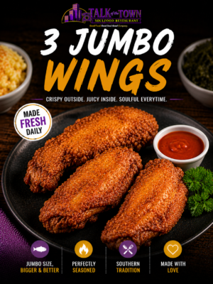 3 Jumbo Wings